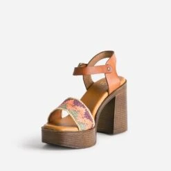 Sandale TEXTO à Talon Et Bride Multicolore -Boutique Caprice WWWERM 10386340128 2