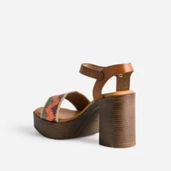 Sandale TEXTO à Talon Et Bride Multicolore -Boutique Caprice WWWERM 10386340128 3