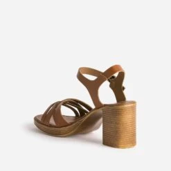 Sandale Camel En Cuir -Boutique Caprice WWWERM 10386340130 3