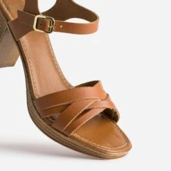 Sandale Camel En Cuir -Boutique Caprice WWWERM 10386340130 5