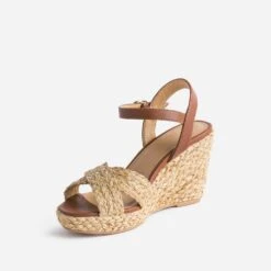 Sandale Compensée TEXTO Effet Raphia -Boutique Caprice WWWERM 10386420017 2