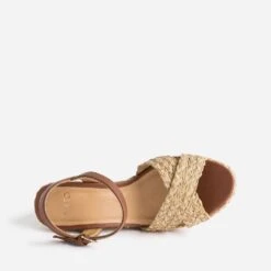 Sandale Compensée TEXTO Effet Raphia -Boutique Caprice WWWERM 10386420017 4