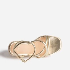 Sandale Compensée TEXTO Dorée -Boutique Caprice WWWERM 10386420029 4