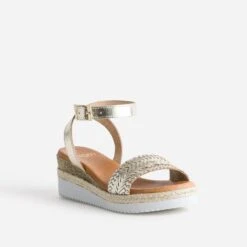 Sandale Or En Cuir -Boutique Caprice WWWERM 10386420537 1