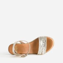 Sandale Or En Cuir -Boutique Caprice WWWERM 10386420537 4