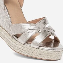 Sandale Compensée Dorée-cuivrée Effet Python -Boutique Caprice WWWERM 10386420589 4