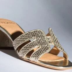 Mule TEXTO Or Tressée -Boutique Caprice WWWERM 10386550147 6