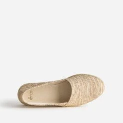 Espadrille Beige Textile Tressé Rayé -Boutique Caprice WWWERM 10388500073 4