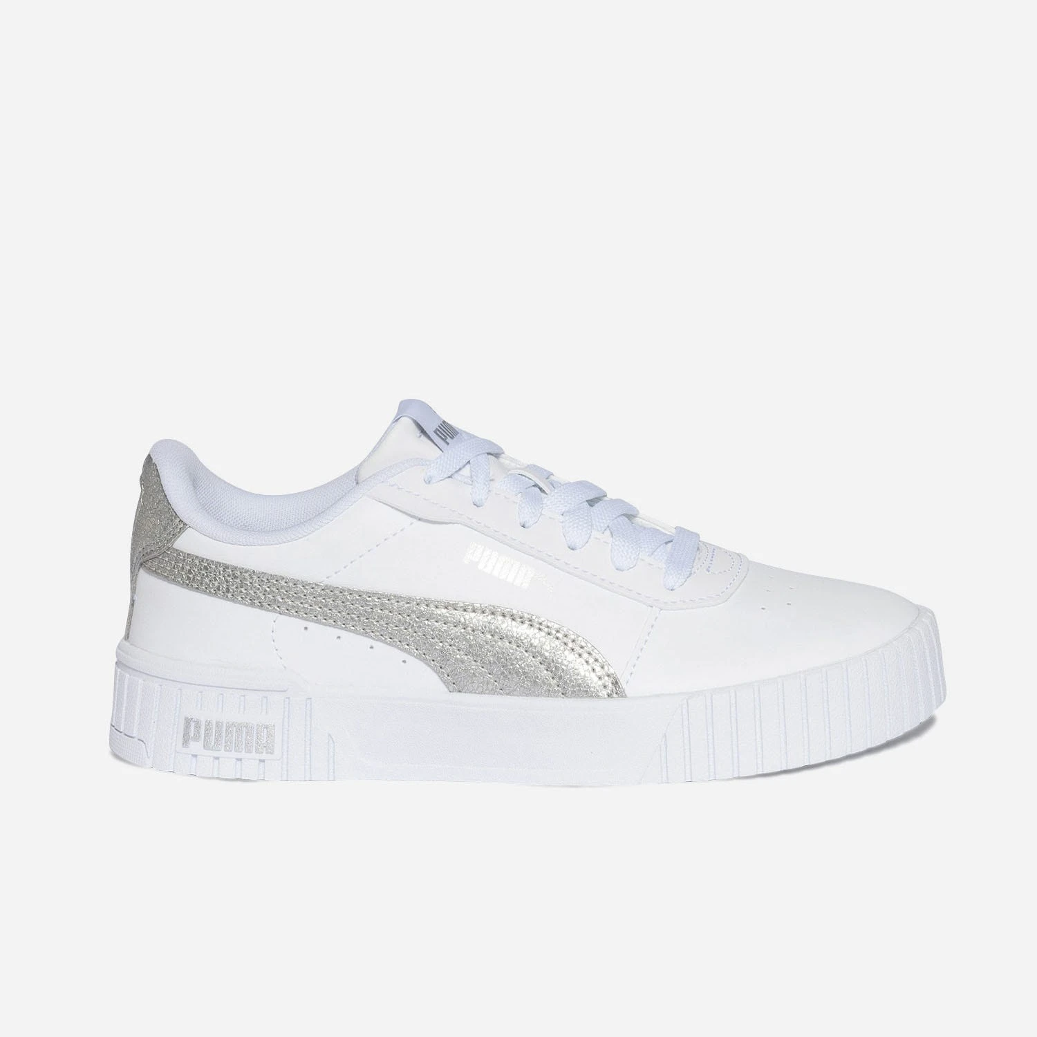 Tennis PUMA Blanche Et Grise à Plateforme 3 Tennis PUMA Blanche Et Grise à Plateforme