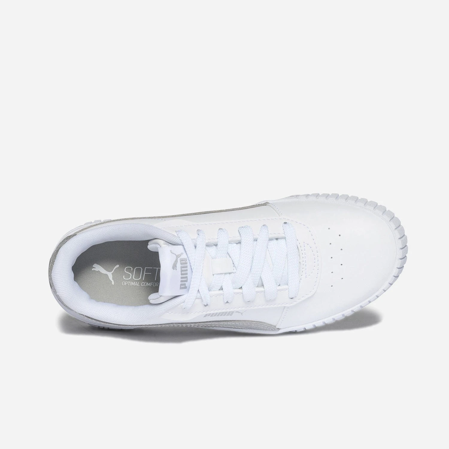 Tennis PUMA Blanche Et Grise à Plateforme 8 Tennis PUMA Blanche Et Grise à Plateforme – Image 6