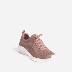 Tennis SKECHERS Vieux Rose Pailletée Cuivrée Effet Mesh -Boutique Caprice WWWERM 10881390277 1