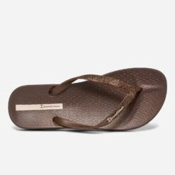 Tong IPANEMA Marron à Brides Pailletées -Boutique Caprice WWWERM 10888550102 3