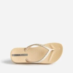 Tong Compensée IPANEMA Beige Détails Argent -Boutique Caprice WWWERM 10888550127 4