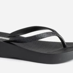 Tong Compensée IPANEMA Noir à Bride Pailletée -Boutique Caprice WWWERM 10888550128 5