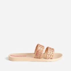 Mule IPANEMA Beige à Double Bride Tressée