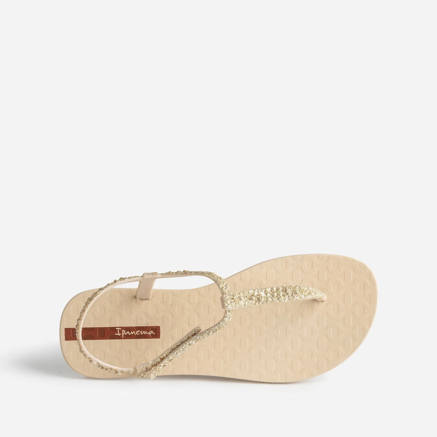 Sandale-tong IPANEMA Beige à Brides Pailletées Or 7 Sandale-tong IPANEMA Beige à Brides Pailletées Or – Image 5